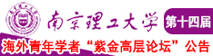 爆操奶骚逼视频南京理工大学第十四届海外青年学者紫金论坛诚邀海内外英才！